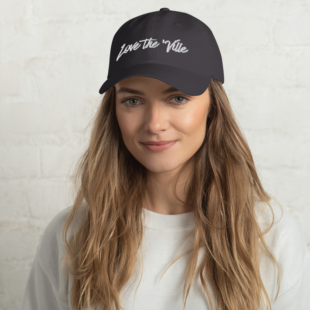 Love The 'Ville Dad Hat (Black)