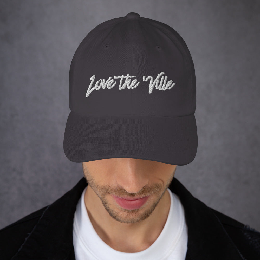 Love The 'Ville Dad Hat (Black)